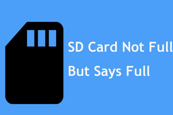 La carte SD n&rsquo;est pas pleine mais indique qu&rsquo;elle l&rsquo;est? Récupérez les données et corrigez cela maintenant!