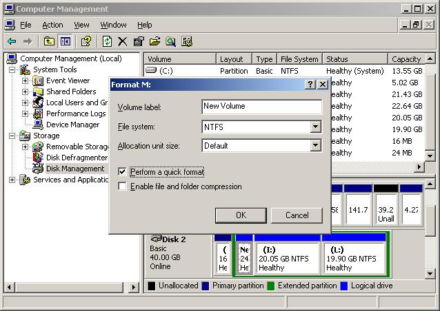 format partition