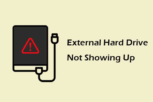 Fix External Hard Drive Not Showing Up or Recognized on Windows