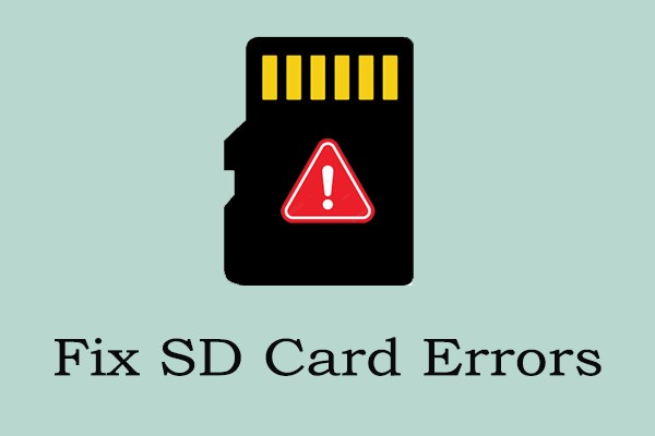 Most Common SD Card Errors & Target Solutions in This Guide