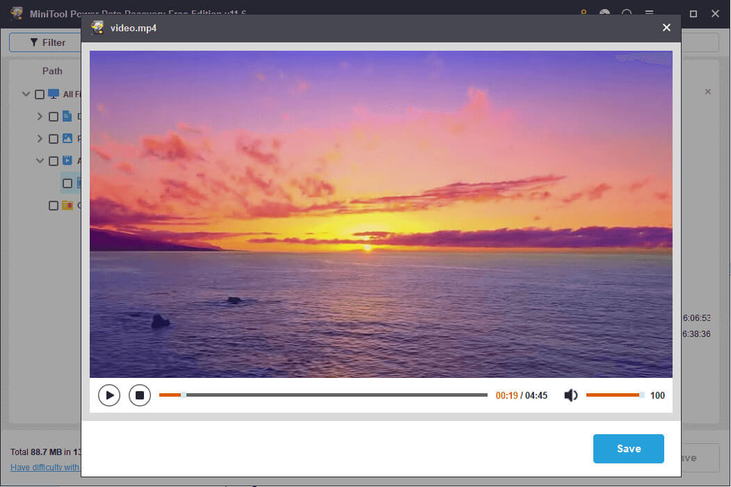 preview files