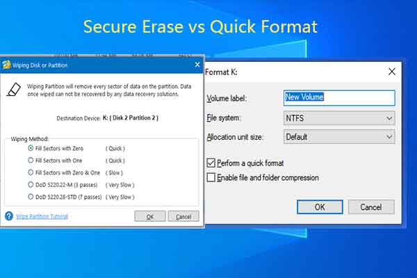 Secure Erase vs Quick Format: A Full Comparison Guide