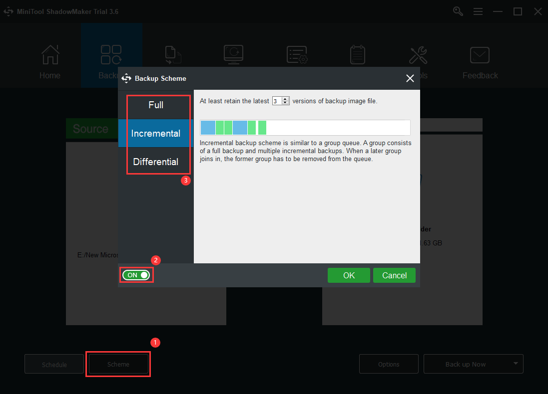 maintain backup as a service image files