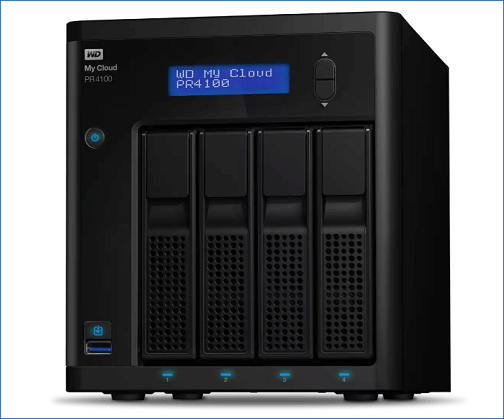 The NAS device WD My Cloud.