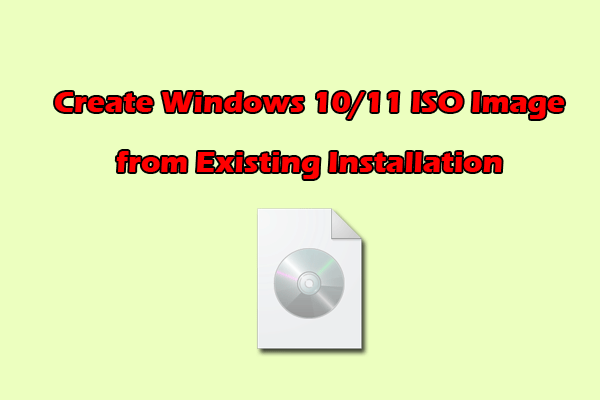 Guia para criar uma imagem ISO do Windows 10/11 a partir de uma instalação existente
