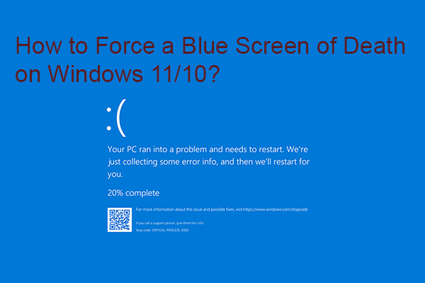 Como entrar na tela azul no Windows 11/10?