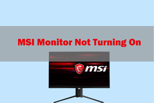 L&rsquo;écran MSI ne s&rsquo;allume pas? Il y a 11 méthodes disponibles!