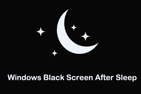 Top 6 des correctifs pour l'écran noir de Windows après la mise en veille et récupération des données