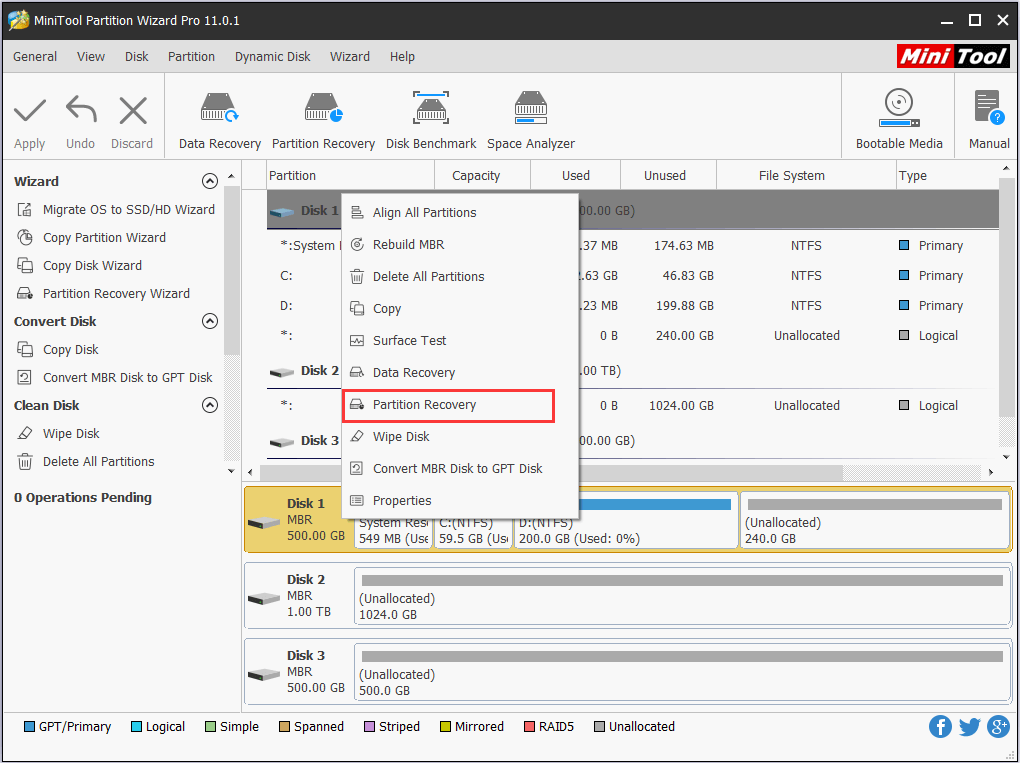 elija Partition Recovery