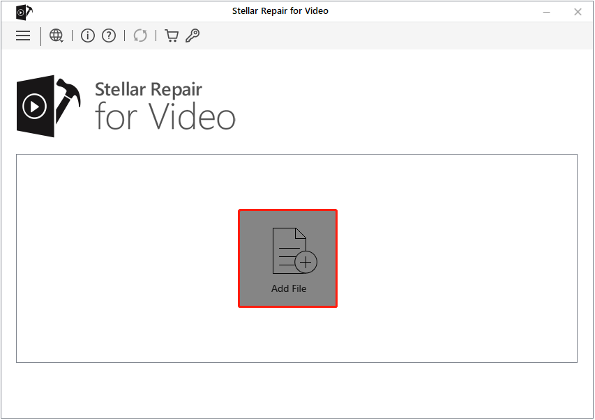 add the video files you want to repair in Stellar Repair for Video