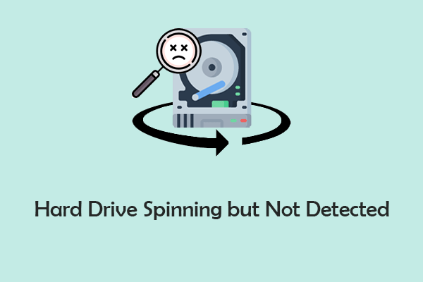 Hard Drive Spinning but Not Detected? Repair & Recover