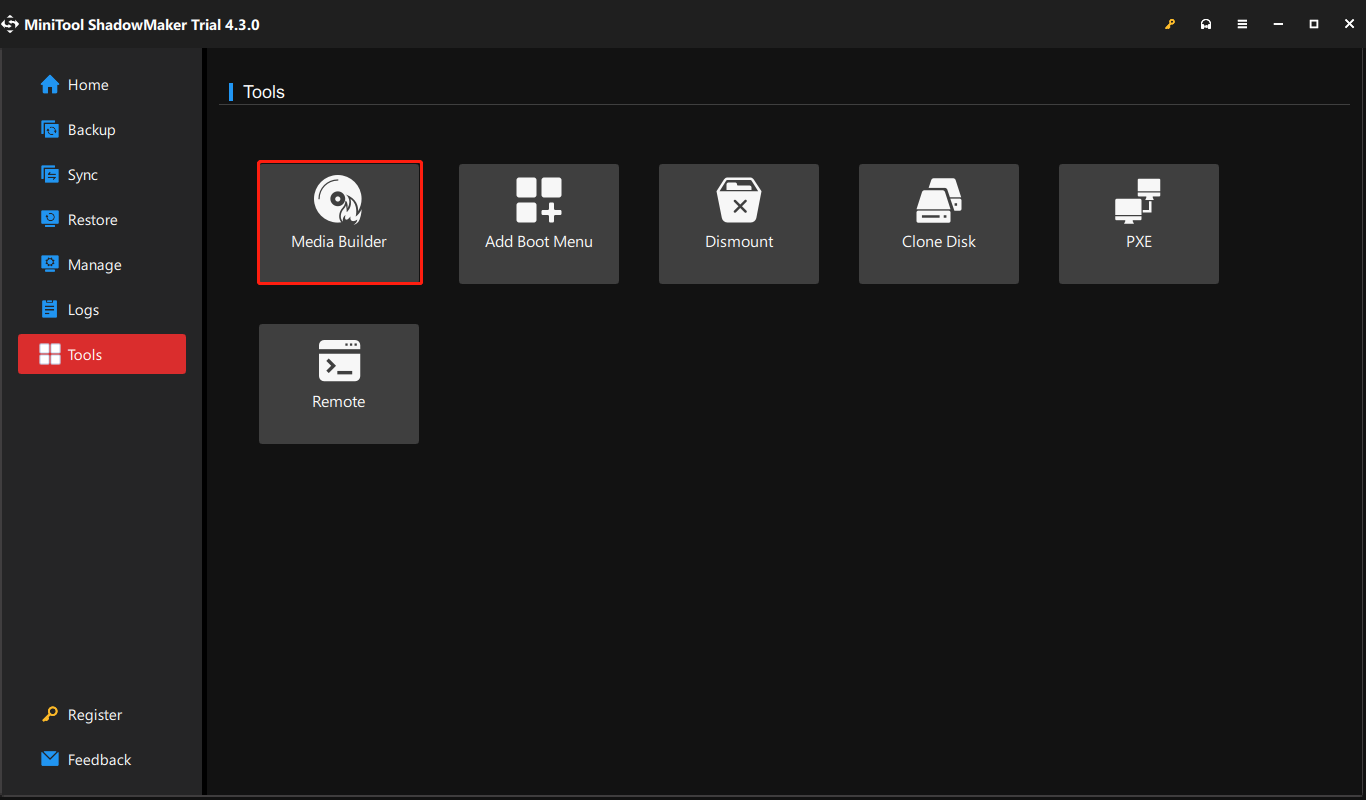 click Media Builder