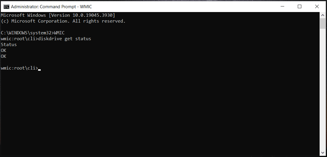 WMIC command