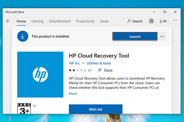 How to Reinstall Windows Free? Use the HP Cloud Recovery Tool
