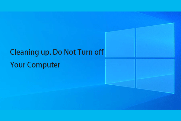Corriger le PC coincé à l&rsquo;étape «Nettoyage en cours. N&rsquo;éteignez pas votre ordinateur»