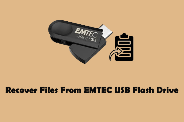 Recover Files From EMTEC USB Flash Drive & Fix Drive Not Working