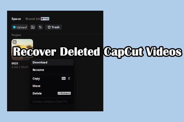 Como recuperar vídeos apagados do CapCut no PC ou celular