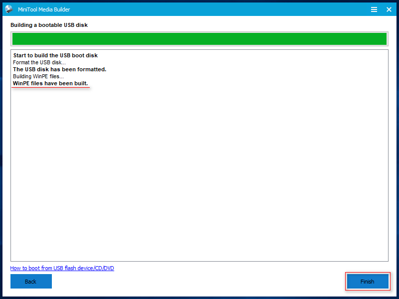 créer un disque USB bootable