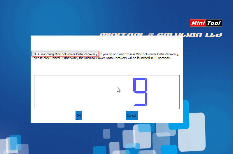 lancement de MiniTool Power Data Recovery
