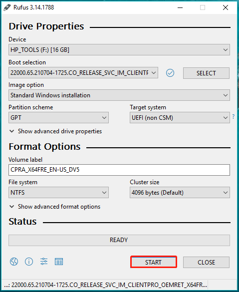 create a bootable USB drive Windows 11