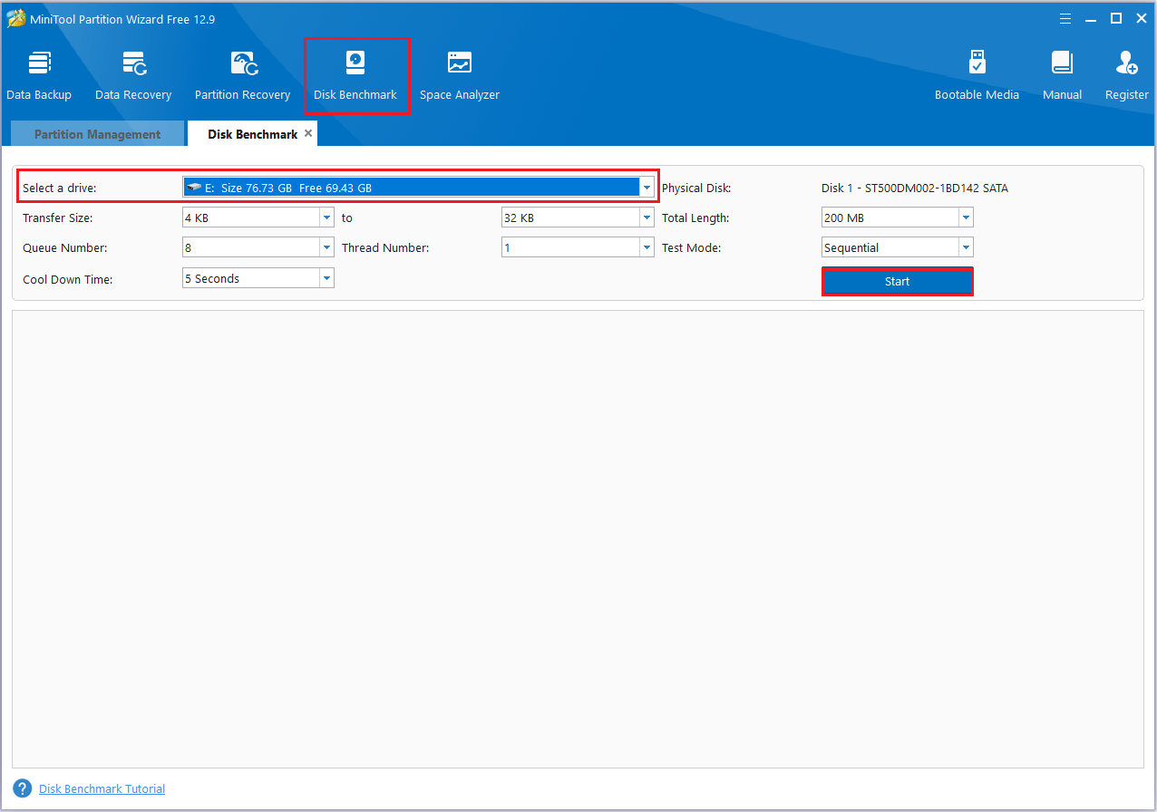 Créer une partition dans MiniTool Partition Wizard
