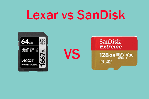 Lexar vs SanDisk: Quelle carte SD devriez-vous acheter?