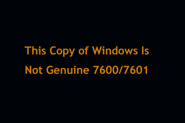 How to Fix This Copy of Windows Is Not Genuine Error