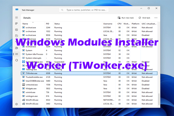What’s Windows Modules Installer Worker & How to Fix High CPU/Disk
