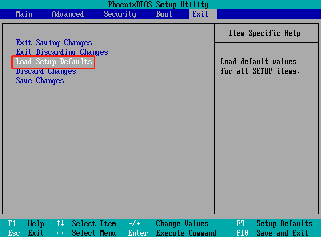 Reset BIOS