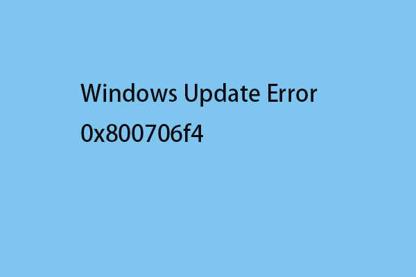 Comment corriger l’erreur 0x800706f4 de Mise à jour Windows?
