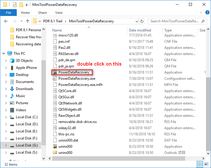 launch recovery software